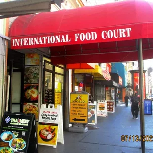 Entrance to International Food Court
