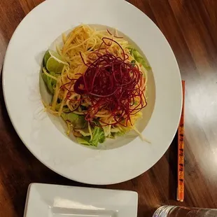 Papaya salad.