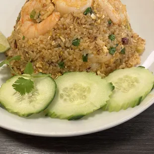Shrimp Paste Garlic Fried Rice