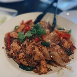 Drink noodles with chicken