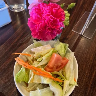 Flowers and Salad why not lol