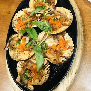 Clam served in a hot dish... I don't remember