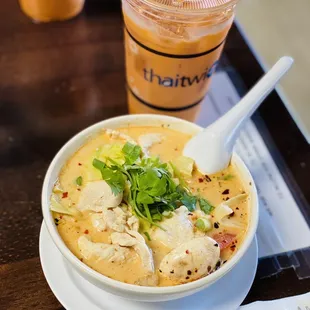 Tom Yum Chicken Soup