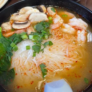 Tom Yum with Shrimp Noodle Soup