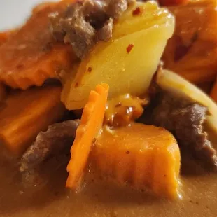 Massaman Curry w Beef (+carrots)