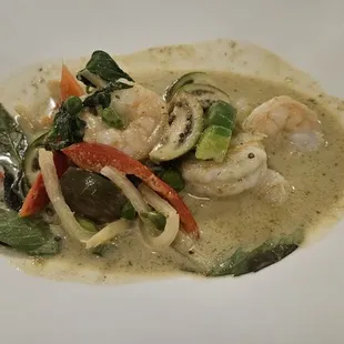 Green Curry with Shrimp