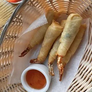 Crispy Shrimp Wraps