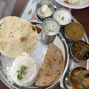 Chicken thali