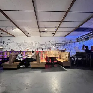 sushi and sashimi, interior