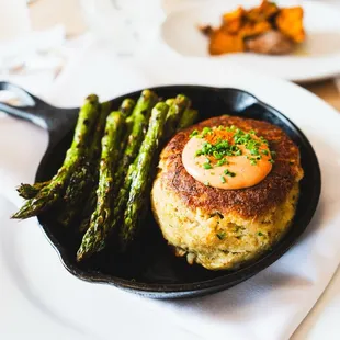 Cast Iron Crab Cake