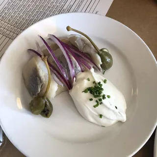 Dutch Pickled Herring Plate