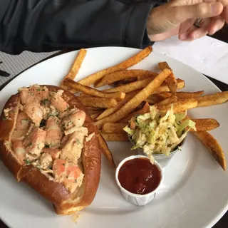 Old Bay Shrimp Salad Roll