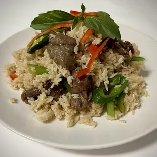 Basil Fried Rice Beef