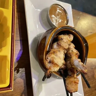 Chicken skewers