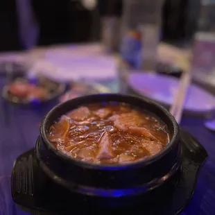 Soft tofu soup