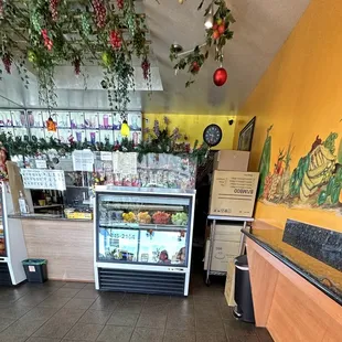 the inside of a store