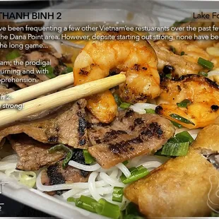 No. 35 - 3 Item Bun ($14.50) Egg roll, bbq pork and shrimp