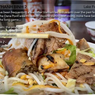 No. 35 - 3 Item Bun ($14.50) Egg roll, bbq pork and shrimp