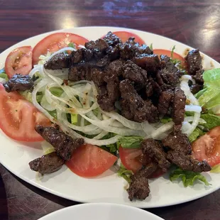 Shaken Beef Salad