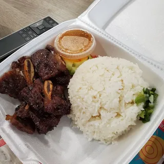 26. Grilled Beef Ribs and Steam Rice