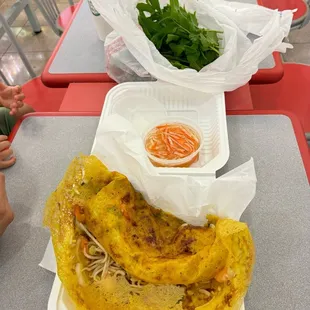 Super bland banh xeo for $16.50- not worth it!