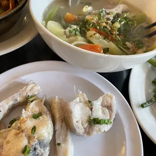Catfish Soup Lemon Grass Chicken