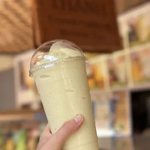 Durian avocado smoothie