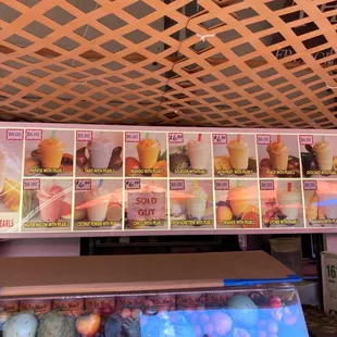 New menu prices 8/7/21