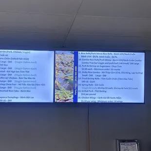 Party tray menu!