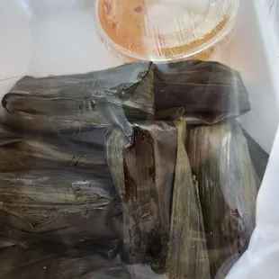 a plastic container and a plastic plate