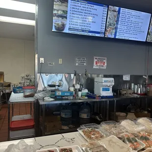 This is the spot where you order their food and some of their menu items