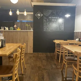 Counter and Seating area