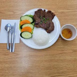 Pork Chop with Rice