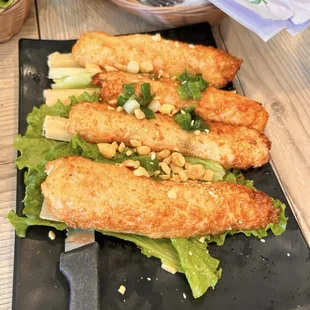 C6. Chao Tom shrimp paste on sugar cane