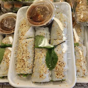a variety of food items