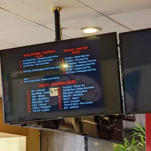 Nice big menus on screen