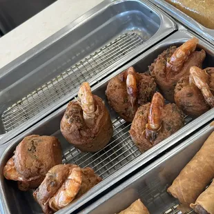 a variety of food items