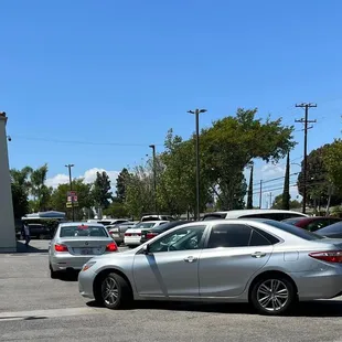 The weekend parking
