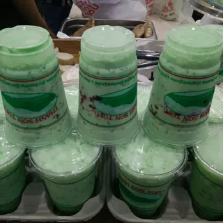 16 oz. Pandan Mung Bean Drink