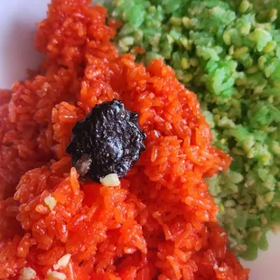 My guilty pleasure is incredible coconut red sticky rice &amp; mungbean pandan stickyrice 12/24/23