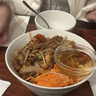 Spicy Chicken with Lemongrass Noodle