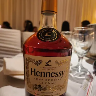 Bottle of Hennessy