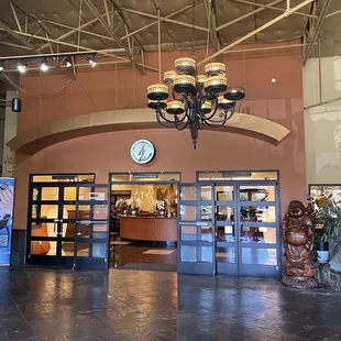 the entrance to the museum