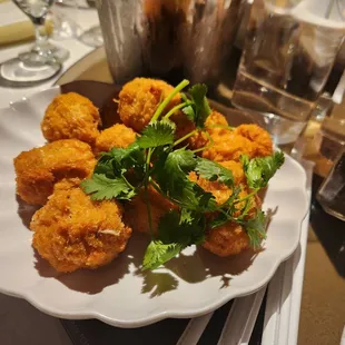 Fried shrimp balls
