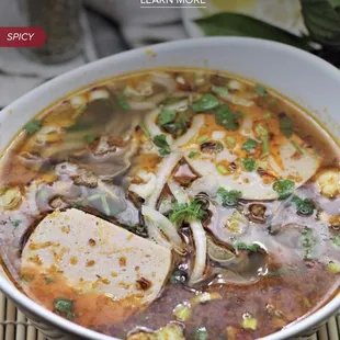 #13. Pork and Beef noodles soup-Bun Bo Hue