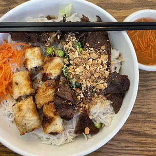 18. Imperial rolls, BBQ Beef vermicelli