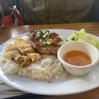 20. BBQ Chicken Rice Plate