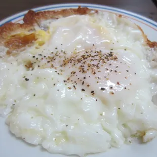 Fried egg that comes with com dac biet (or &quot;com suon, bi, cha&quot; on menu).