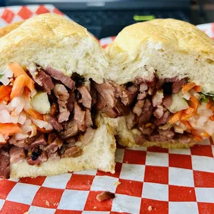 #6 Banh Mi Thit Nuong (grill pork sandwich).
