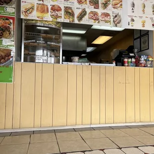 The counter
